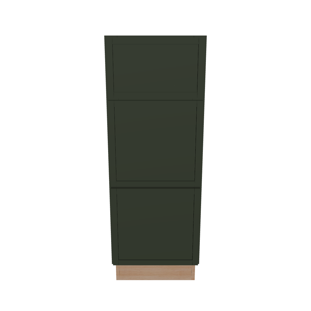 2" H X 21" D Vanity Base with 3 Drawers