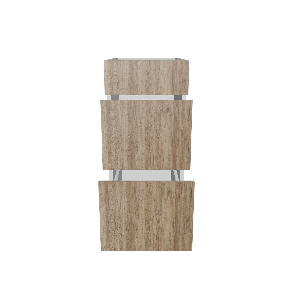 2" H X 21" D Vanity Base with 3 Drawers