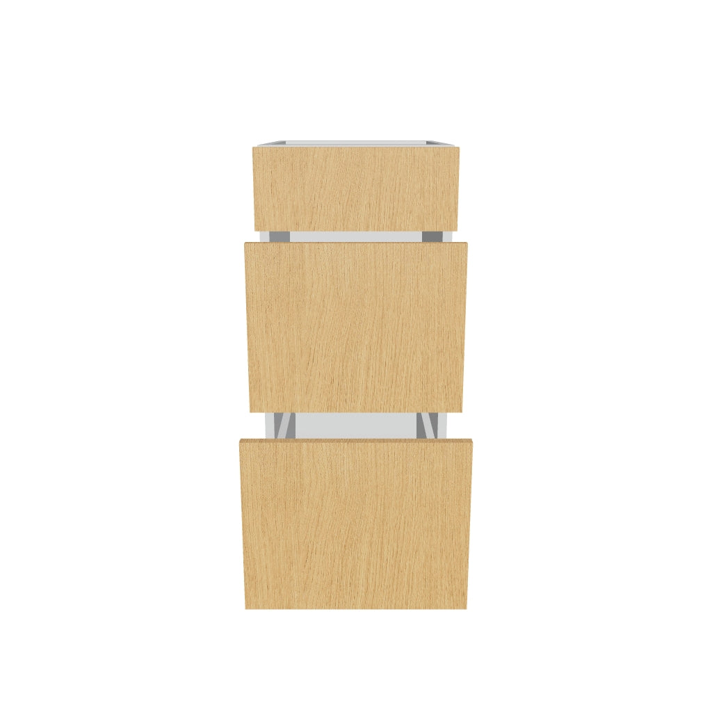 2" H X 21" D Vanity Base with 3 Drawers