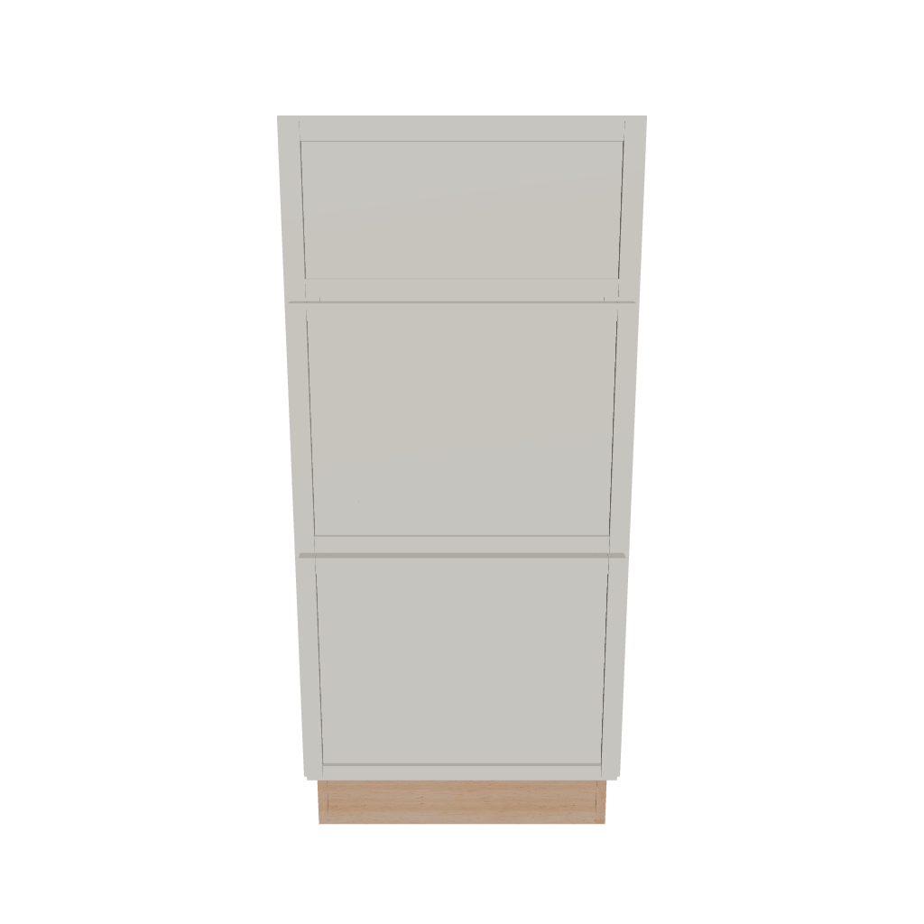 2" H X 21" D Vanity Base with 3 Drawers