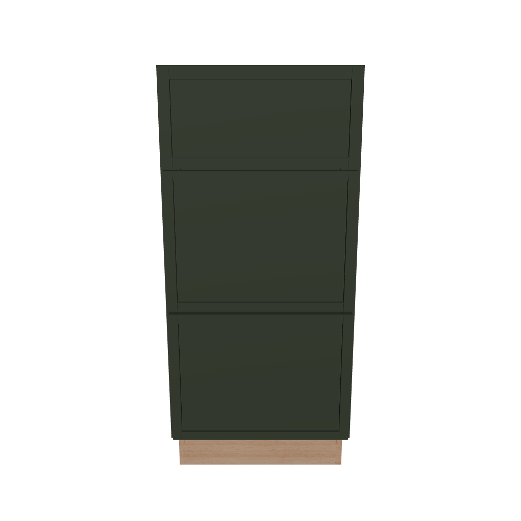 2" H X 21" D Vanity Base with 3 Drawers