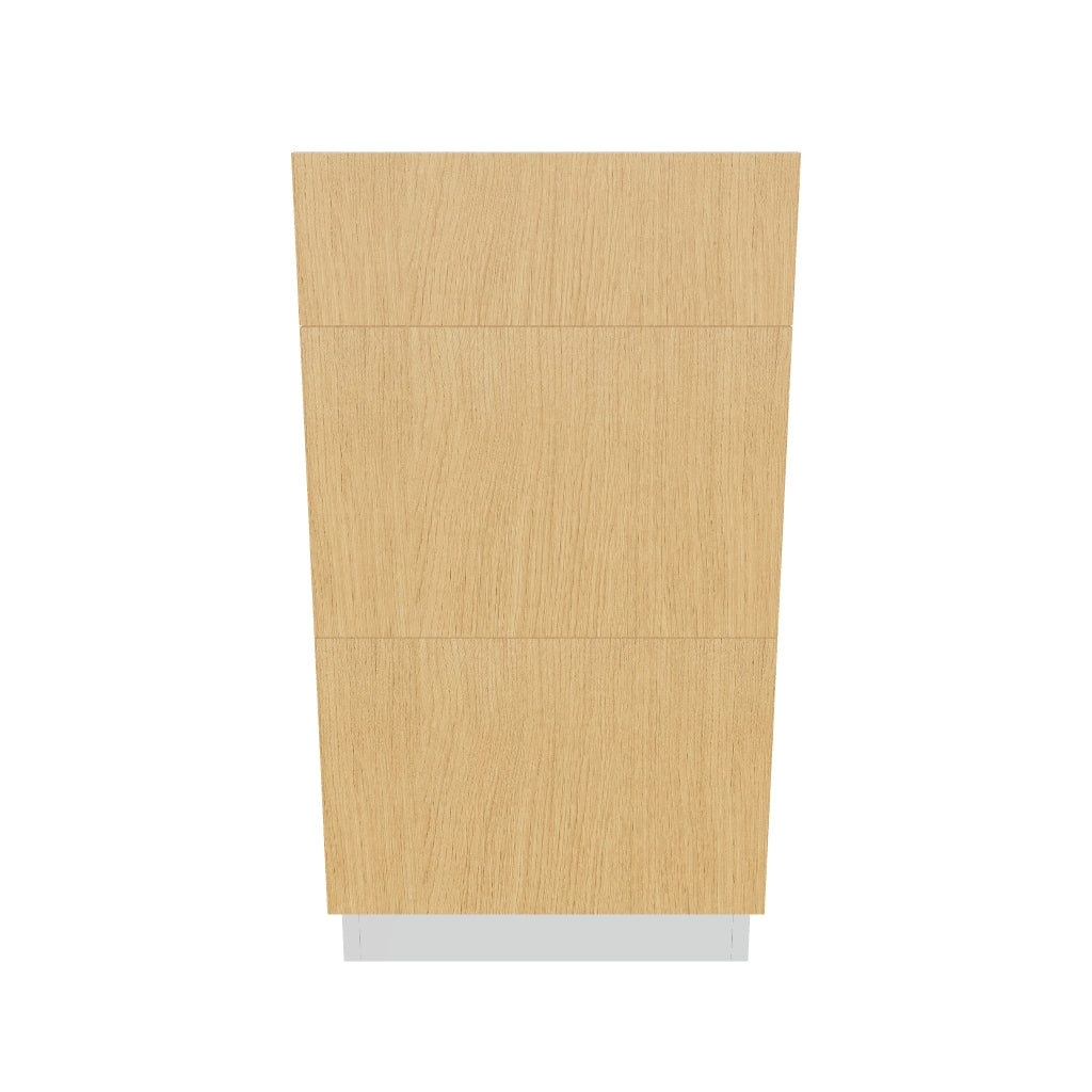 2" H X 21" D Vanity Base with 3 Drawers