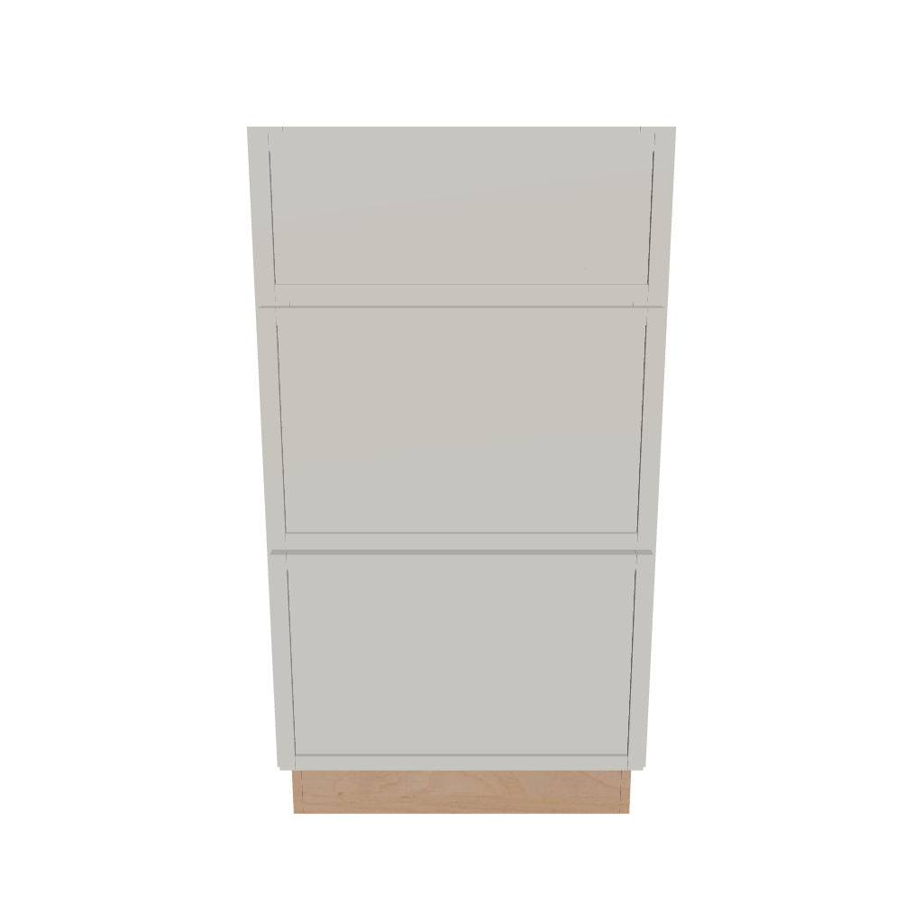 2" H X 21" D Vanity Base with 3 Drawers