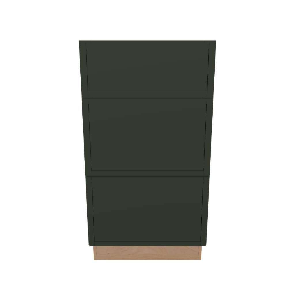 2" H X 21" D Vanity Base with 3 Drawers