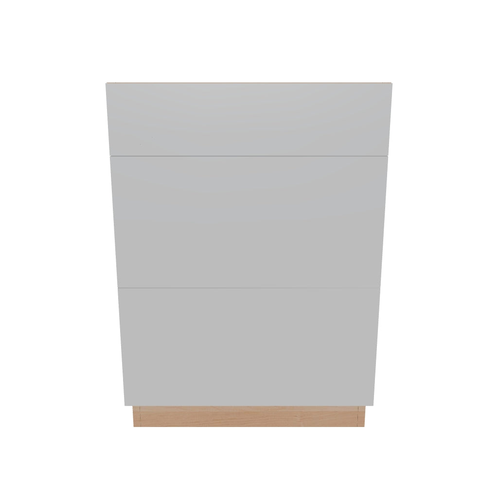 2" H X 21" D Vanity Base with 3 Drawers