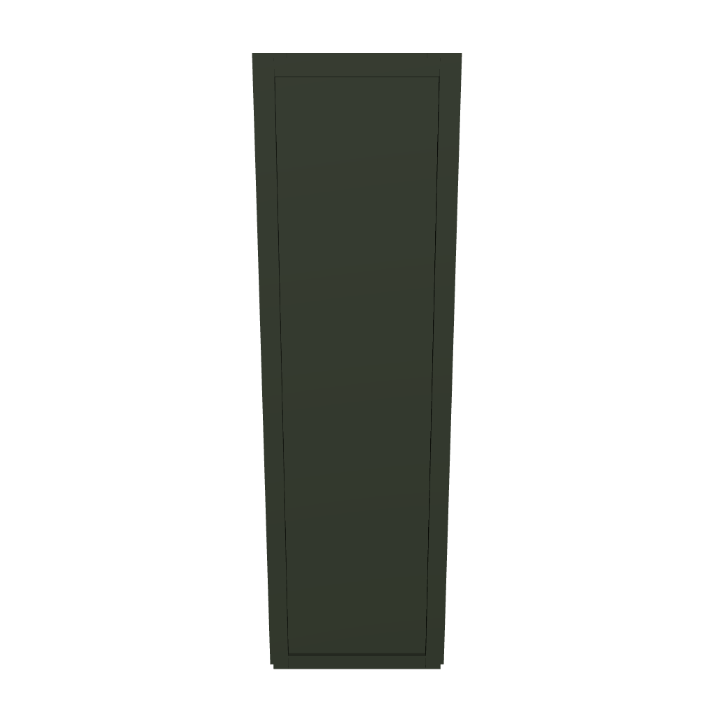 Modernform Cabinet Slim Sage Green 09" W X 30" H X 12" D  Single Door Wall Cabinet