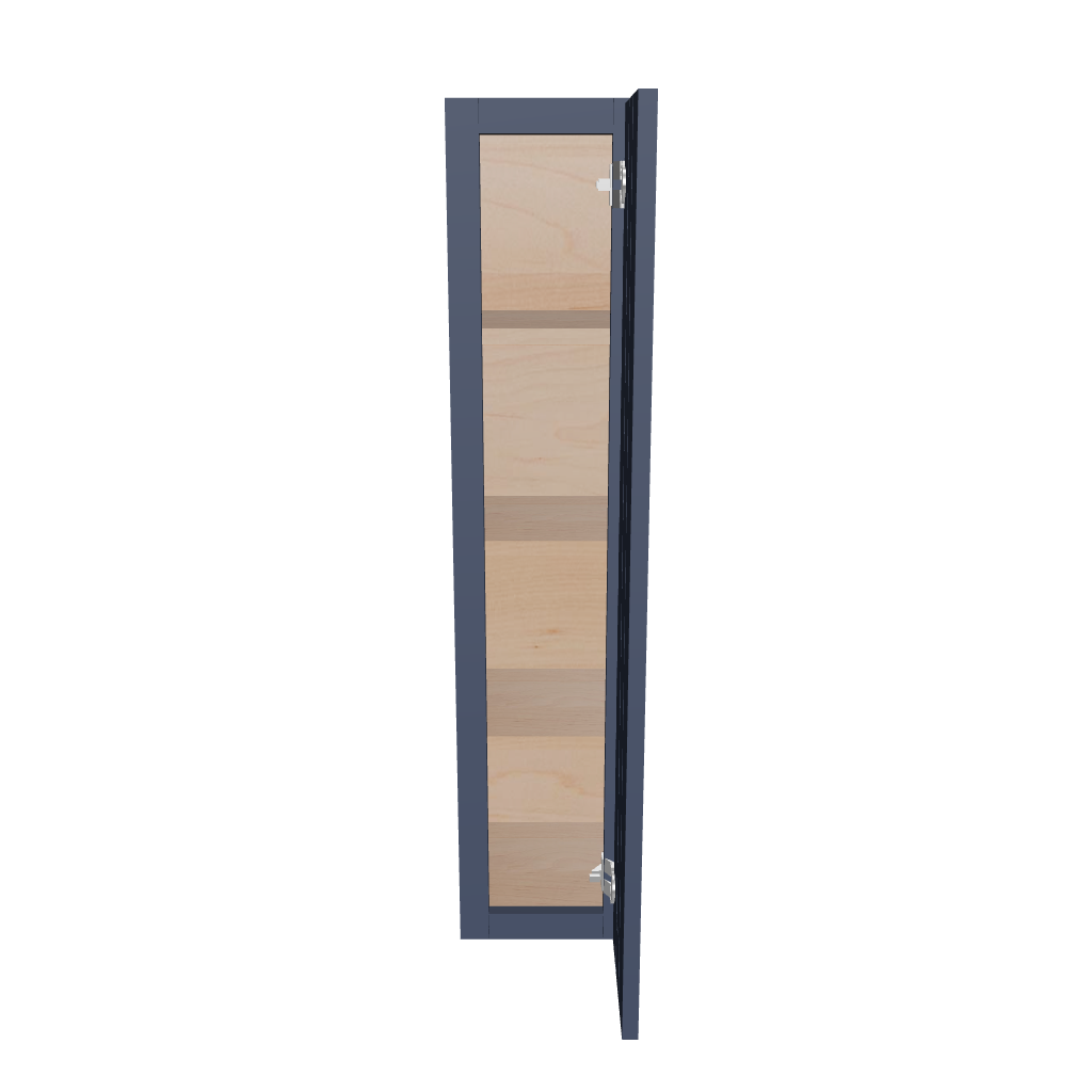 Modernform Cabinet Signature Blue 09" W X 42" H X 12" D Single Door Wall Cabinet