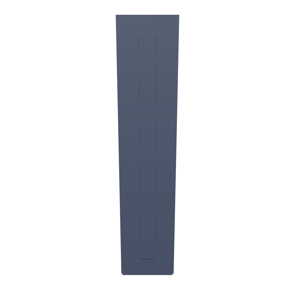 Modernform Cabinet Signature Blue 09" W X 42" H X 12" D Single Door Wall Cabinet
