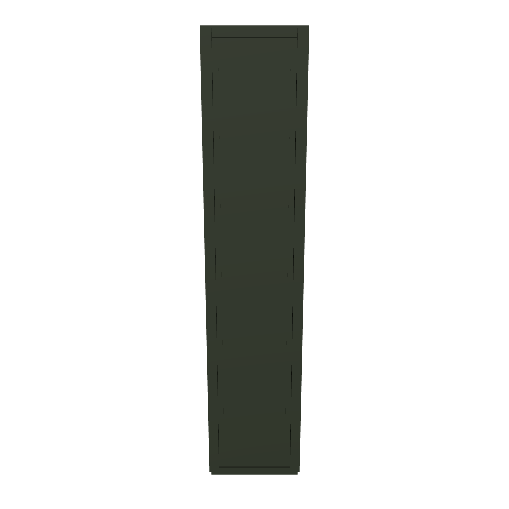 Modernform Cabinet Slim Sage Green 09" W X 42" H X 12" D Single Door Wall Cabinet
