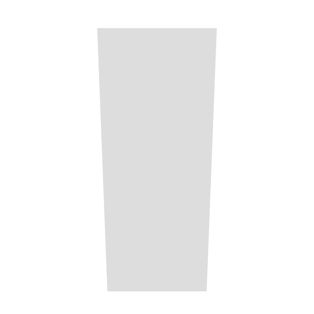 Modernform Cabinet Gloss White 12" W X 30" H X 12" D Single Door Wall Cabinet