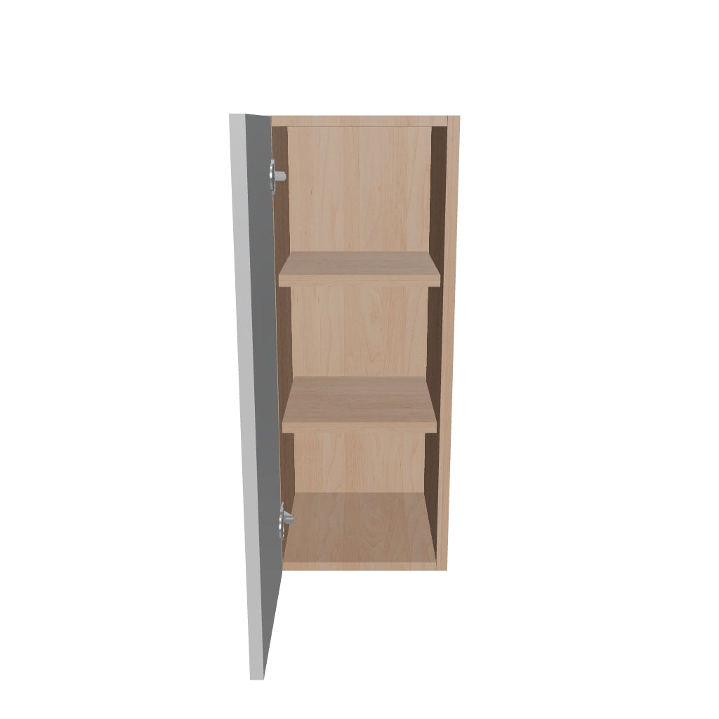 Modernform Cabinet Matte White 12" W X 30" H X 12" D Single Door Wall Cabinet