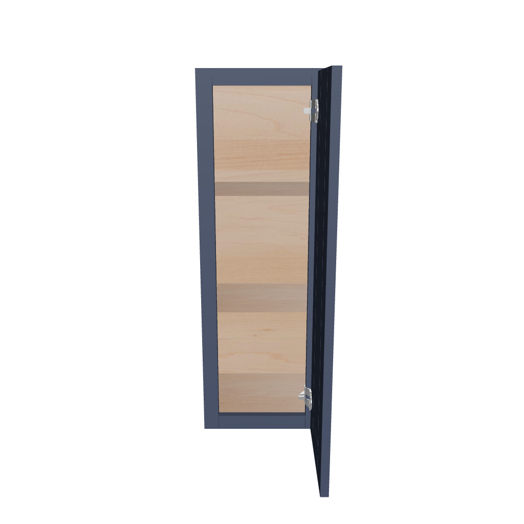 Modernform Cabinet Signature Blue 12" W X 36" H X 12" D Single Door Wall Cabinet