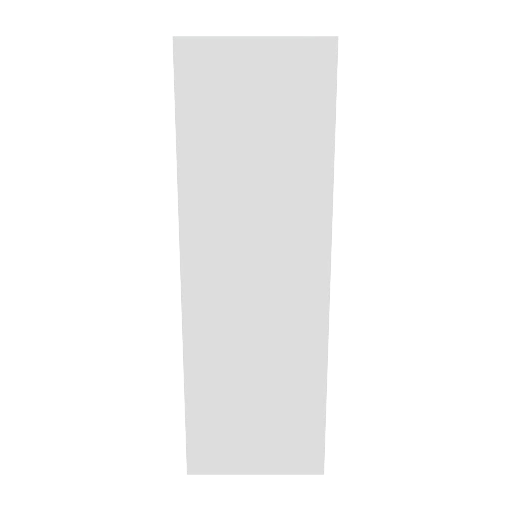 Modernform Cabinet Gloss White 12" W X 36" H X 12" D Single Door Wall Cabinet