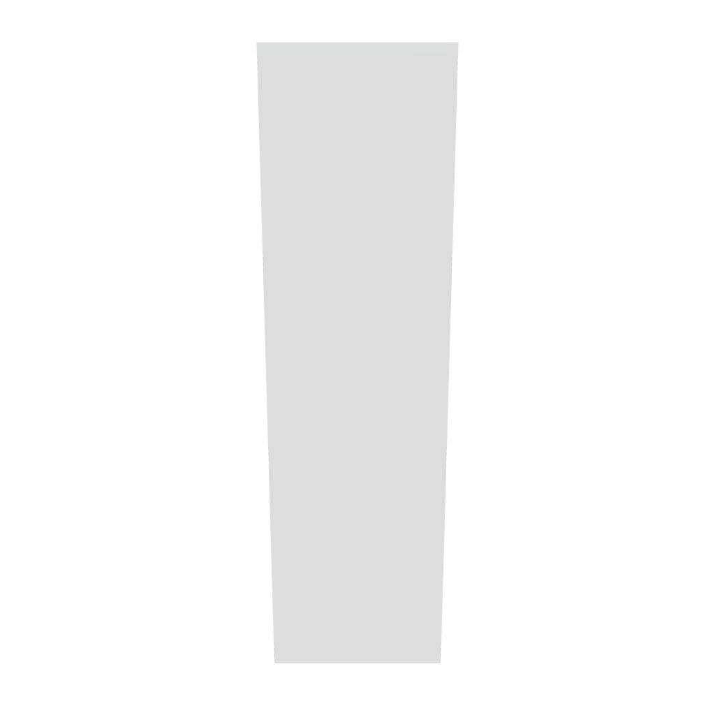 Modernform Cabinet Gloss White 12" W X 42" H X 12" D Single Door Wall Cabinet
