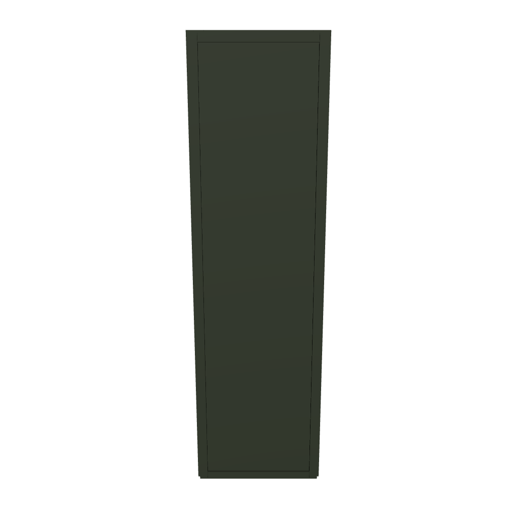 Modernform Cabinet Slim Sage Green 12" W X 42" H X 12" D Single Door Wall Cabinet