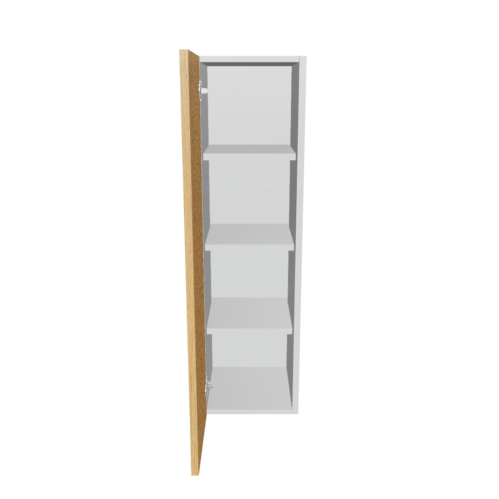 Modernform Cabinet Natural Oak 12" W X 42" H X 12" D Single Door Wall Cabinet