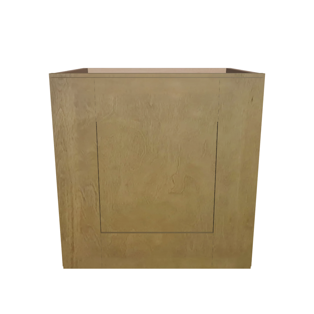 Modernform Cabinet Natural Shaker 15" W X 15" H X 12" D Single Door Wall Cabinet