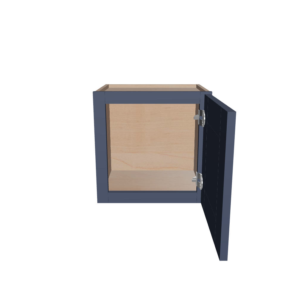 Modernform Cabinet Signature Blue 15" W X 15" H X 12" D Single Door Wall Cabinet