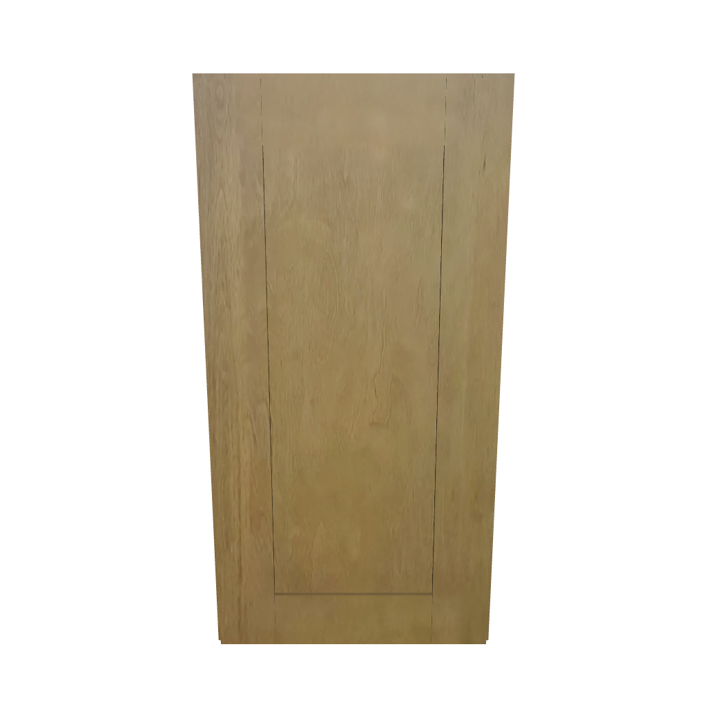 Modernform Cabinet Natural Shaker 15" W X 30" H X 12" D  Single Door Wall Cabinet