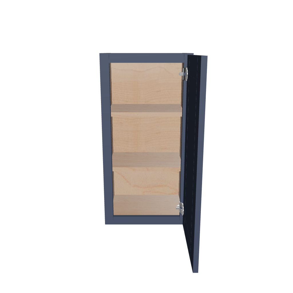 Modernform Cabinet Signature Blue 15" W X 30" H X 12" D  Single Door Wall Cabinet