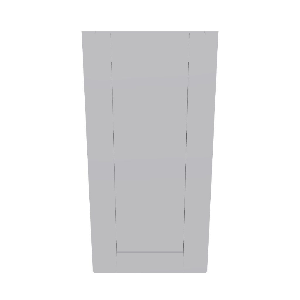 Modernform Cabinet Grey Shaker 15" W X 30" H X 12" D  Single Door Wall Cabinet