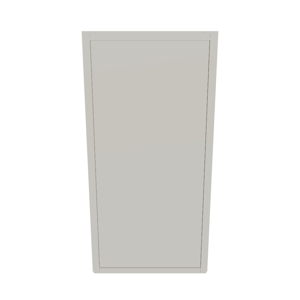 Modernform Cabinet Slim Dove White 15" W X 30" H X 12" D  Single Door Wall Cabinet