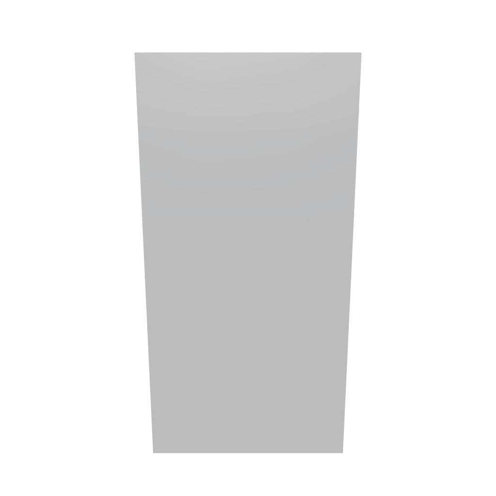 Modernform Cabinet Matte White 15" W X 30" H X 12" D Single Door Wall Cabinet