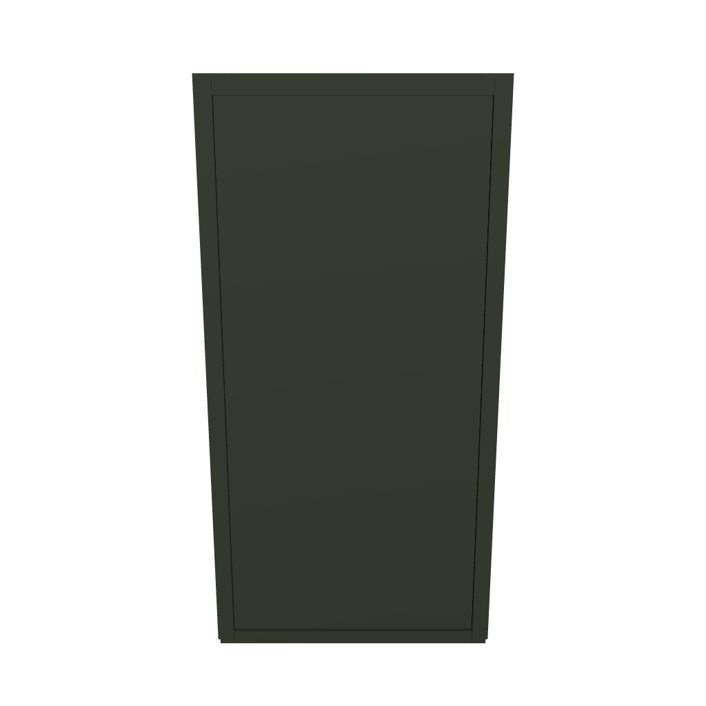 Modernform Cabinet Slim Sage Green 15" W X 30" H X 12" D  Single Door Wall Cabinet