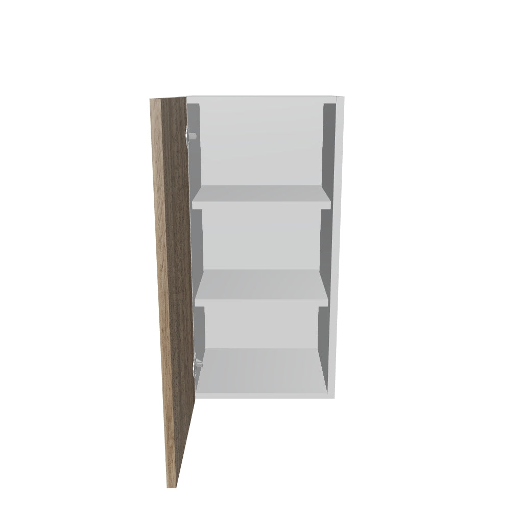 Modernform Cabinet Walnut 15" W X 30" H X 12" D Single Door Wall Cabinet