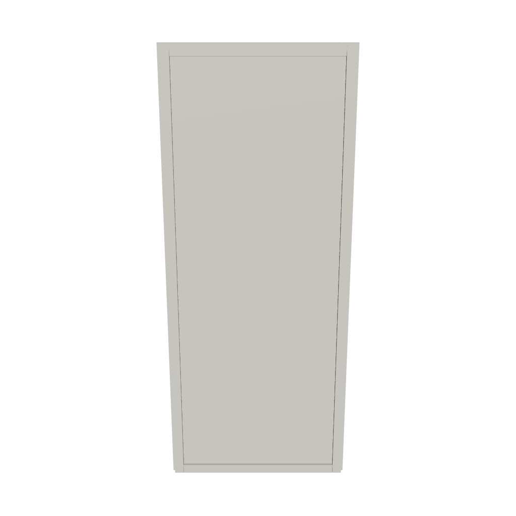 Modernform Cabinet Slim Dove White 15" W X 36" H X 12" D Single Door Wall Cabinet