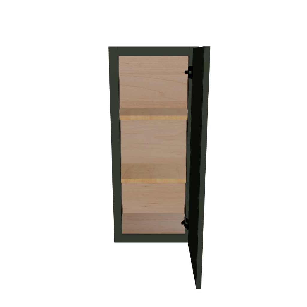 Modernform Cabinet Slim Sage Green 15" W X 36" H X 12" D Single Door Wall Cabinet
