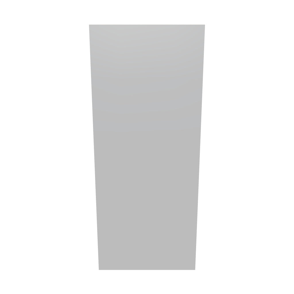 Modernform Cabinet Matte White 15" W X 36" H X 12" D Single Door Wall Cabinet