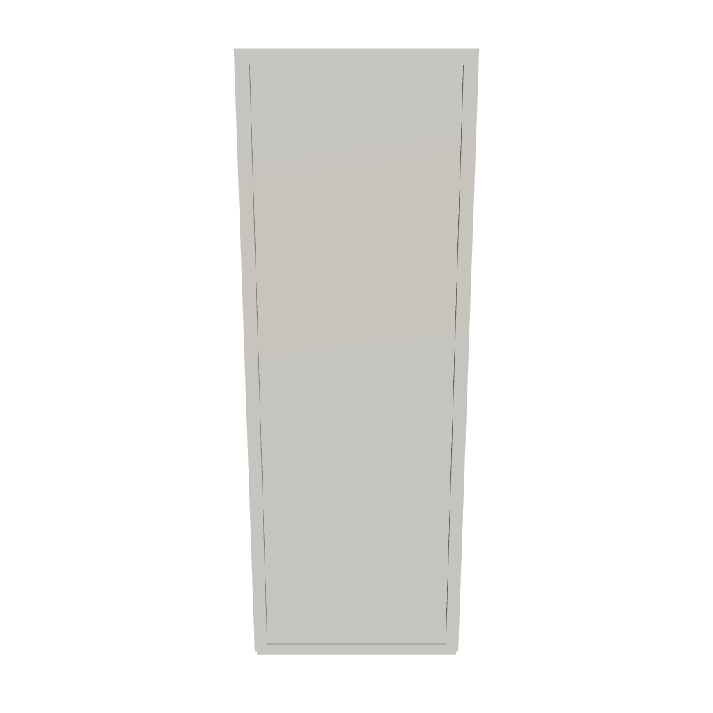 Modernform Cabinet Slim Dove White 15" W X 42" H X 12" D Single Door Wall Cabinet