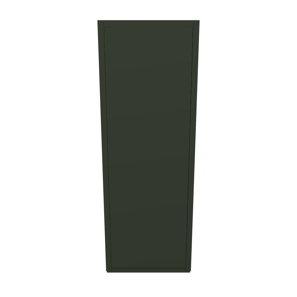 Modernform Cabinet Slim Sage Green 15" W X 42" H X 12" D Single Door Wall Cabinet