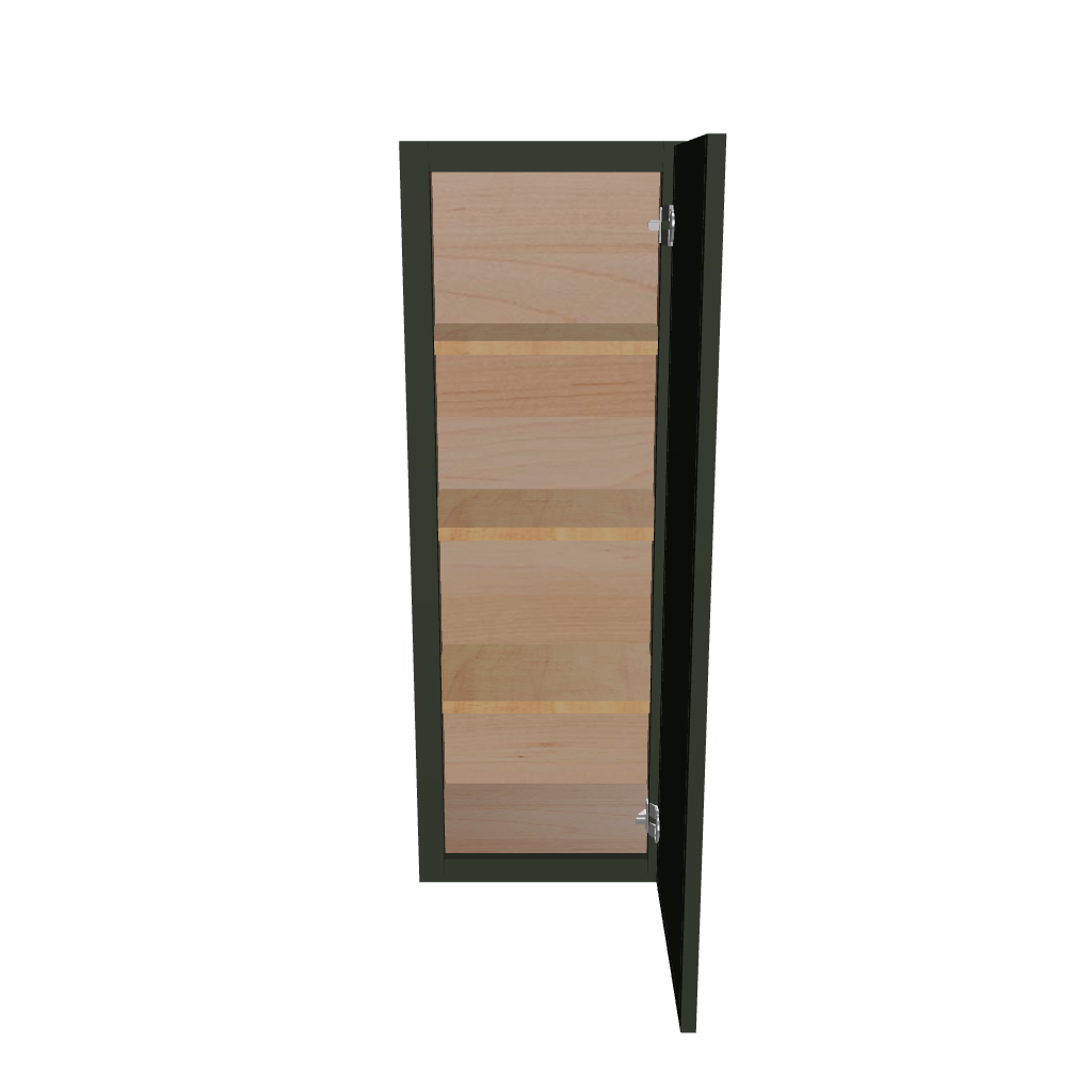 Modernform Cabinet Slim Sage Green 15" W X 42" H X 12" D Single Door Wall Cabinet