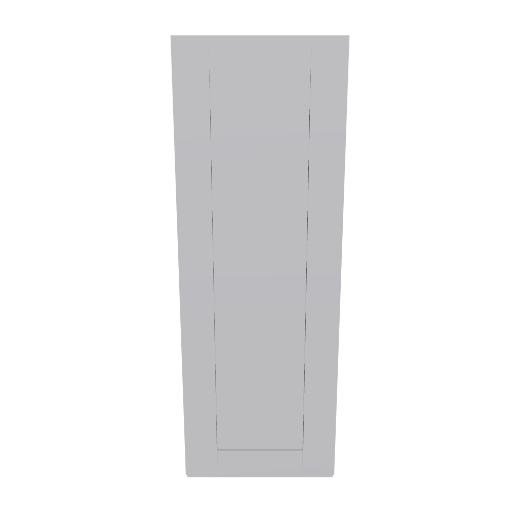 Modernform Cabinet Grey Shaker 15" W X 42" H X 12" D Single Door Wall Cabinet