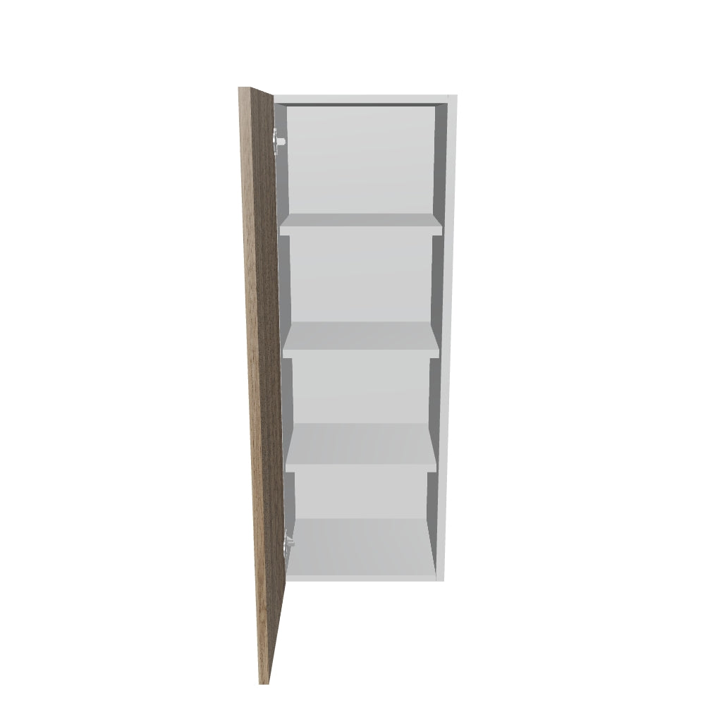 Modernform Cabinet Walnut 15" W X 42" H X 12" D Single Door Wall Cabinet