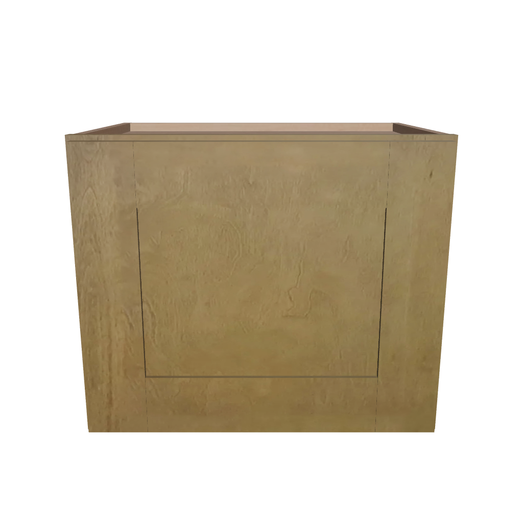 Modernform Cabinet Natural Shaker 18" W X 15" H X 12" D Single Door Wall Cabinet