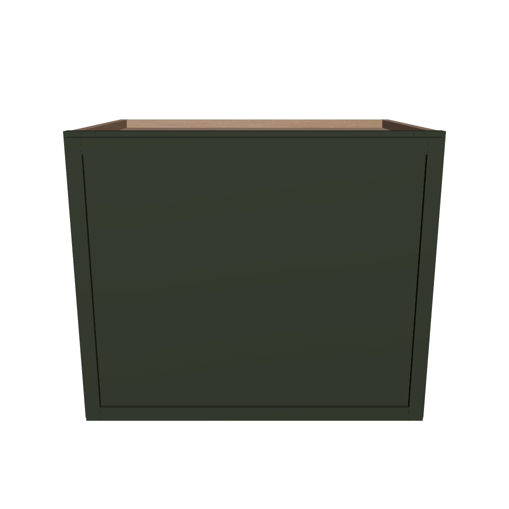 Modernform Cabinet Slim Sage Green 18" W X 15" H X 12" D Single Door Wall Cabinet