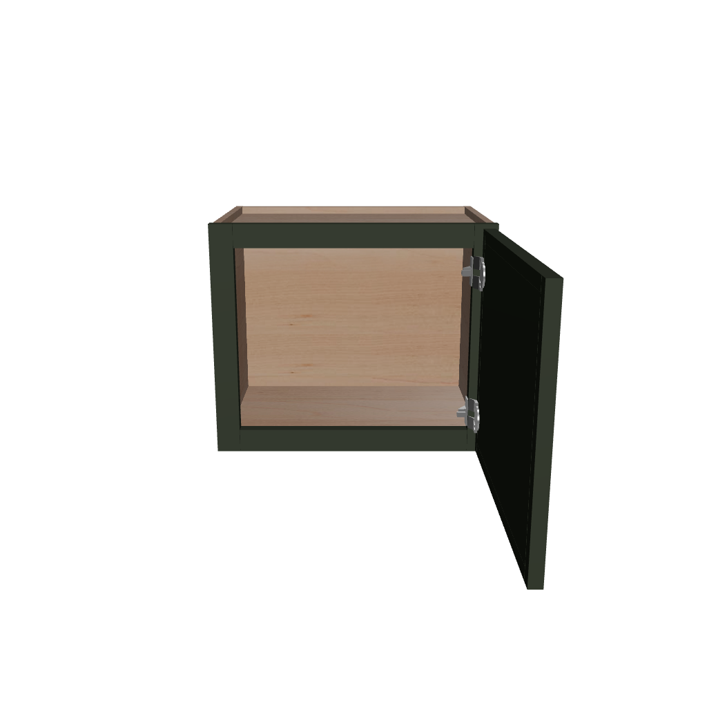 Modernform Cabinet Slim Sage Green 18" W X 15" H X 12" D Single Door Wall Cabinet