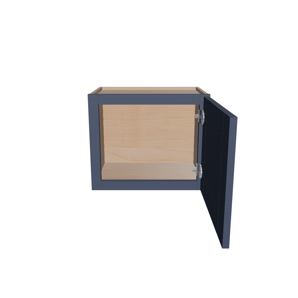 Modernform Cabinet Signature Blue 18" W X 15" H X 12" D Single Door Wall Cabinet