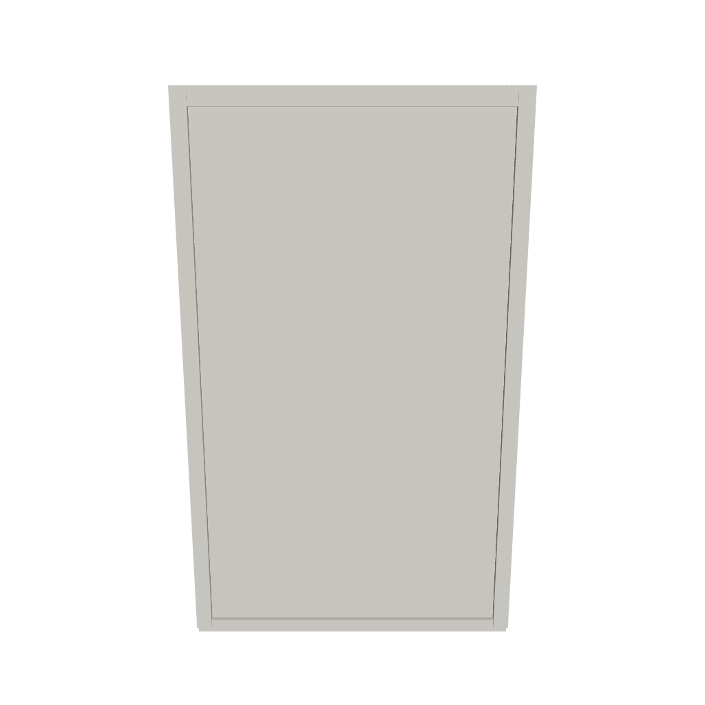 Modernform Cabinet Slim Dove White 18" W X 30" H X 12" D  Single Door Wall Cabinet