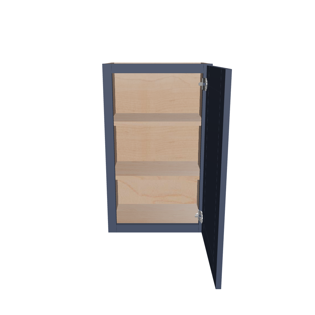 Modernform Cabinet Signature Blue 18" W X 30" H X 12" D  Single Door Wall Cabinet