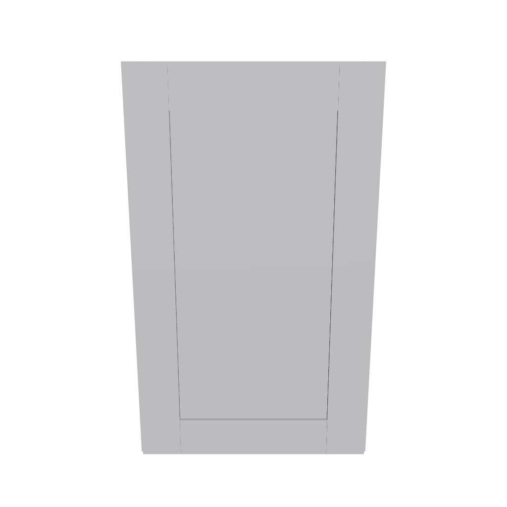 Modernform Cabinet Grey Shaker 18" W X 30" H X 12" D  Single Door Wall Cabinet