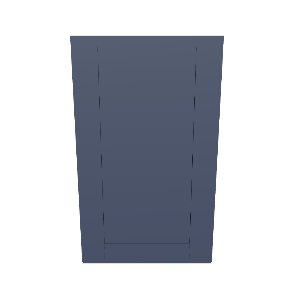 Modernform Cabinet Signature Blue 18" W X 30" H X 12" D  Single Door Wall Cabinet