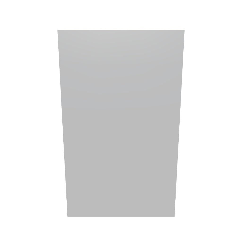 Modernform Cabinet Matte White 18" W X 30" H X 12" D Single Door Wall Cabinet