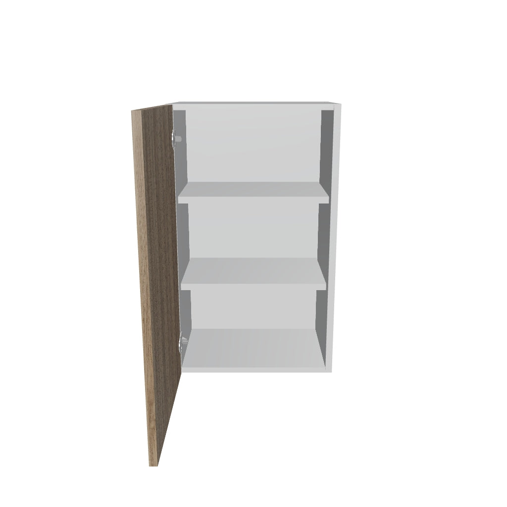 Modernform Cabinet Walnut 18" W X 30" H X 12" D Single Door Wall Cabinet