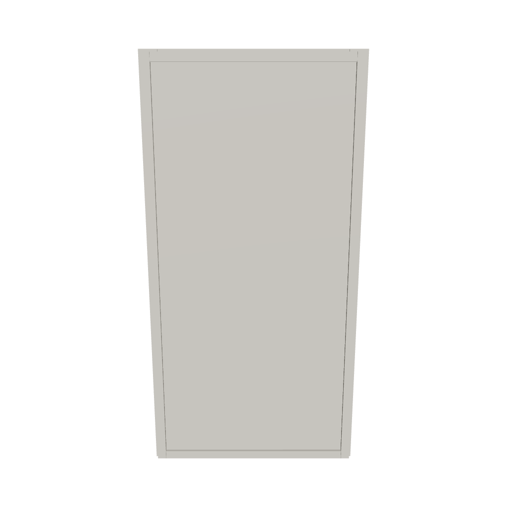Modernform Cabinet Slim Dove White 18" W X 36" H X 12" D Single Door Wall Cabinet