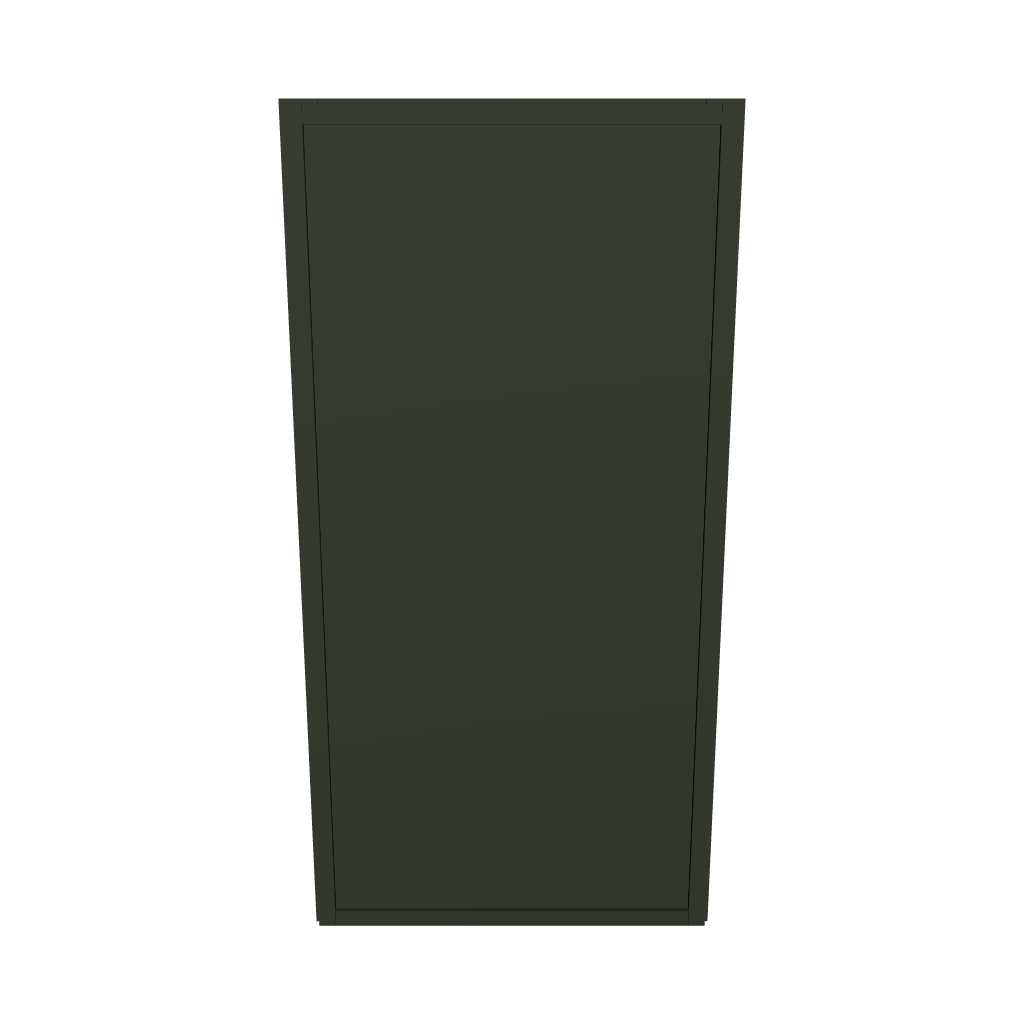 Modernform Cabinet Slim Sage Green 18" W X 36" H X 12" D Single Door Wall Cabinet