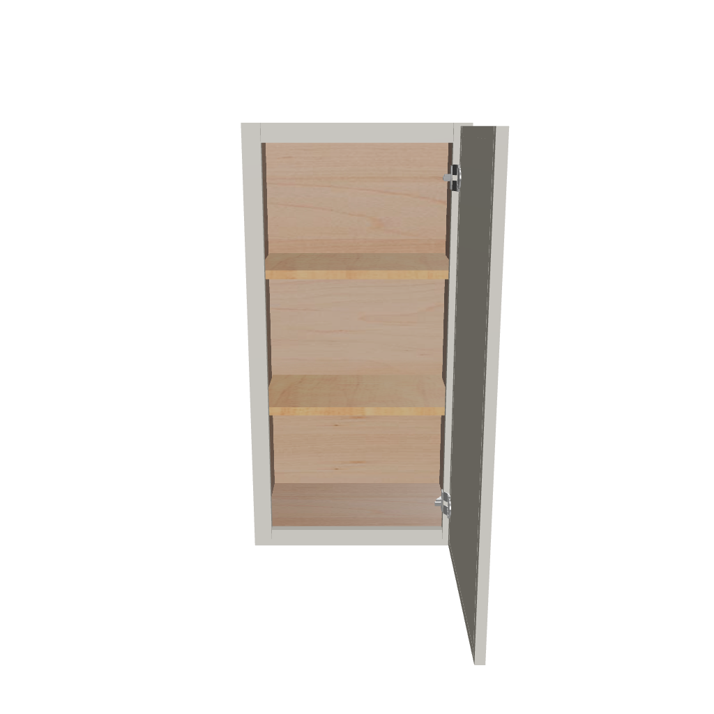 Modernform Cabinet Slim Dove White 18" W X 36" H X 12" D Single Door Wall Cabinet